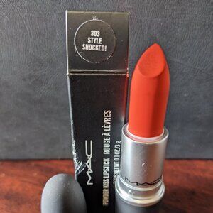 MAC Style Shocked! Powder Kiss Lipstick